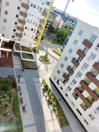 דירות נובי סאד Kej Danube Lux Free Garage מראה חיצוני תמונה